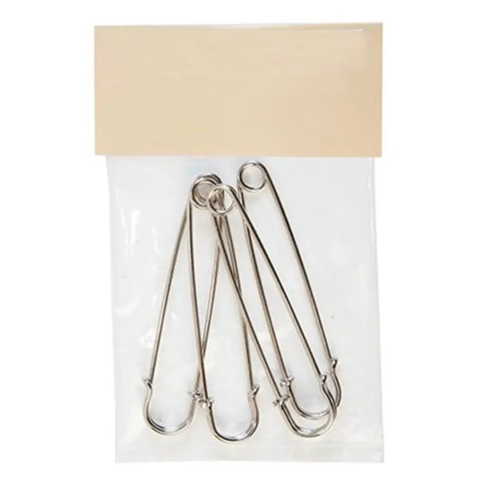 Wl Heavy Duty 4" Nickel Plated Blanket Pins Secure Fasteners For Horse Blankets 1