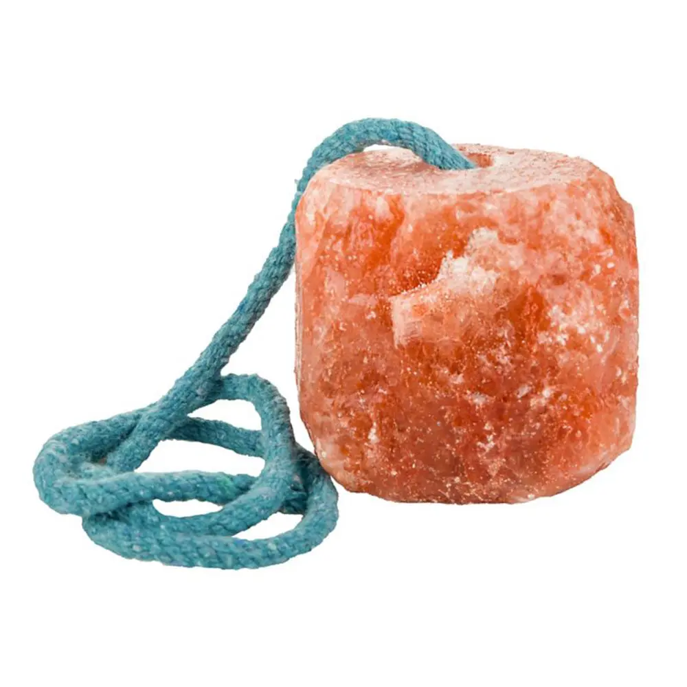 All-Natural Himalayan Rock Salt Lick With Rope 1.1 Lb – Pure Mineral Salt For Horses Livestock & Pets 1