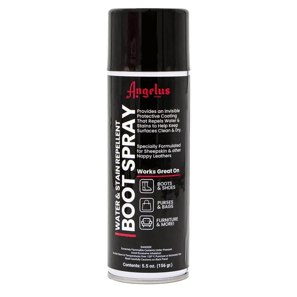Angelus Water & Stain Repellent Boot Spray – 5.5 Oz. 1