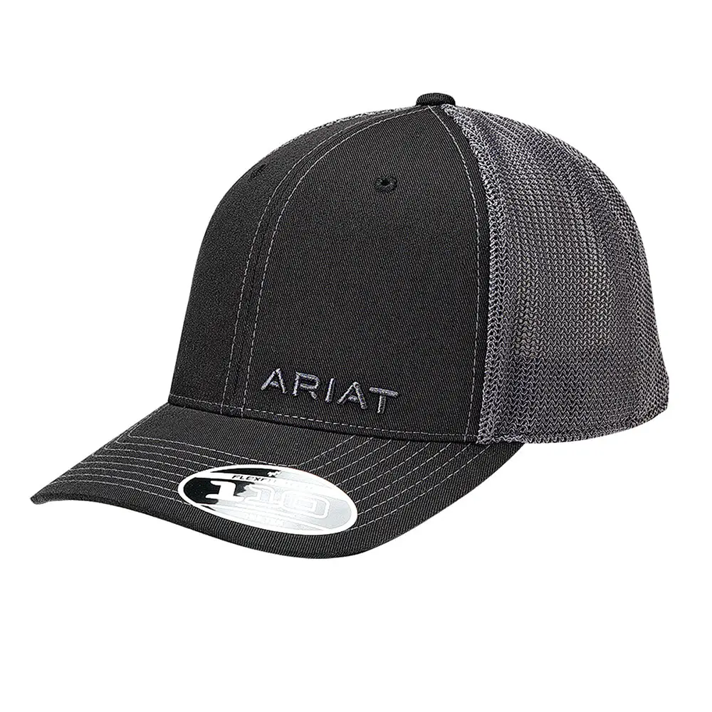 Ariat Men's Solid Black Corner Brand 1