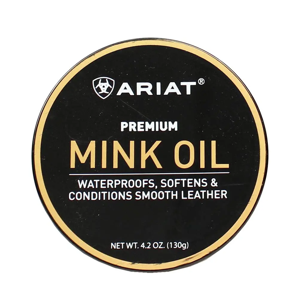 Ariat Mink Oil Paste For Leather And Vinyl, 4.2 Ounce Tin (130Grams) 1