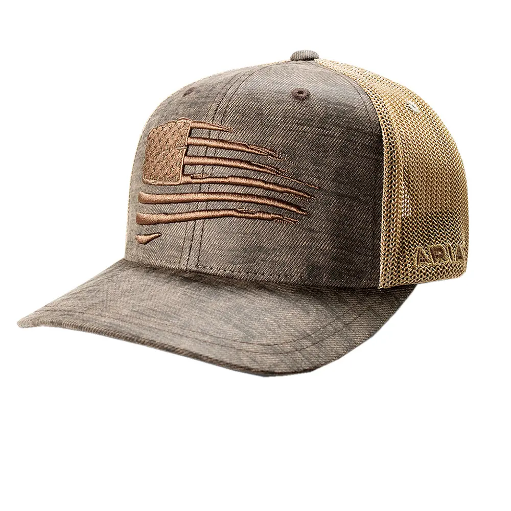 Ariat Men's Snapback Flex Fit Small Shield Logo Cap 1
