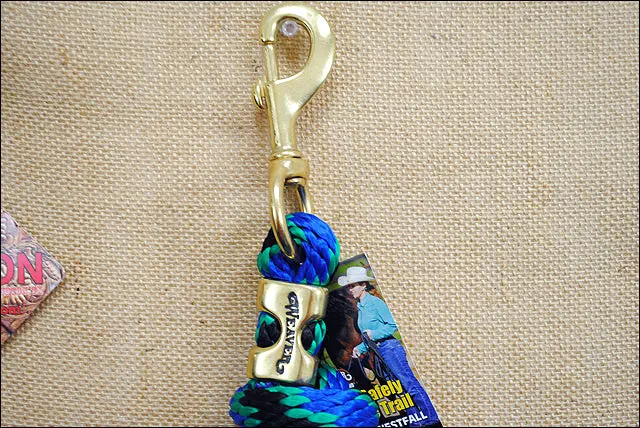Black Green Blue Weaver Tack Horse Poly Lead Rope W/ Solid Brass 225 Snap 2
