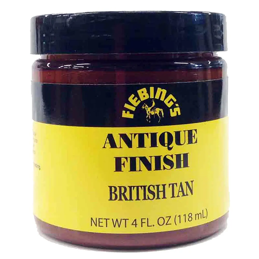 Fiebing's Antique Finish British Tan 4 Ounce 1
