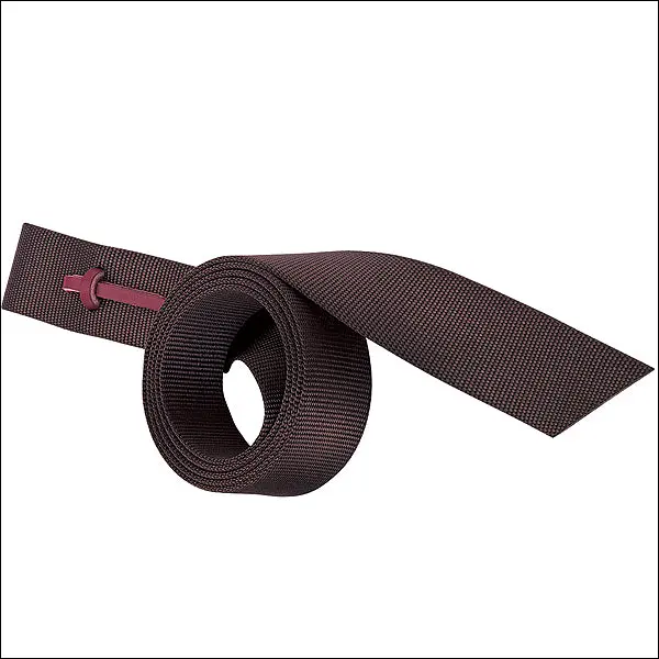 Weaver Tack Horse 1-3/4 X 70 Inch Heavy Duty Brown Nylon Latigo With Holes 1