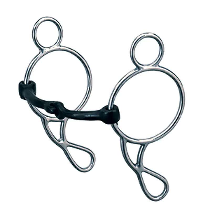 Weaver Leather Gag Horse Bit 5 Inch Sweet Iron Snaffle Mouth 1