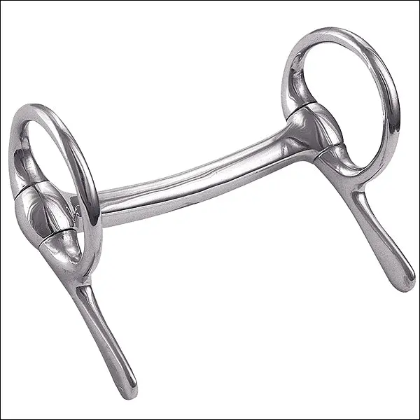 Weaver Leather Miniature Half Cheek Driving Horse Bit Ss Mullen Mouth 1