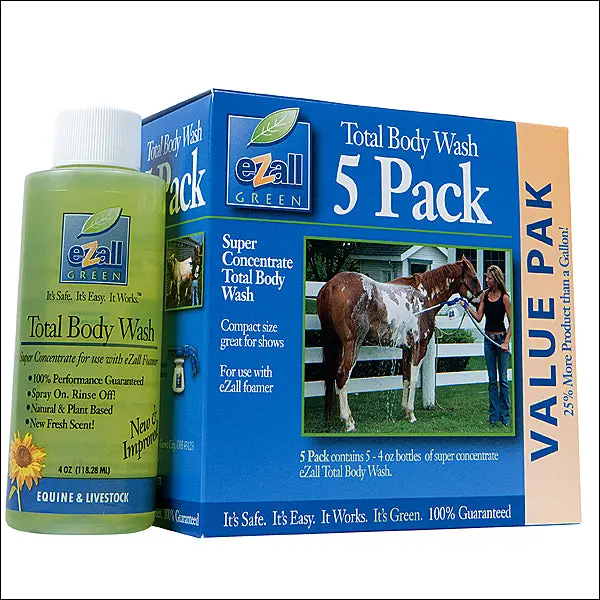 Weaver Leather Ezall Super Concentrate Horse Body Wash Five Pack 4 Oz. Bottles 1