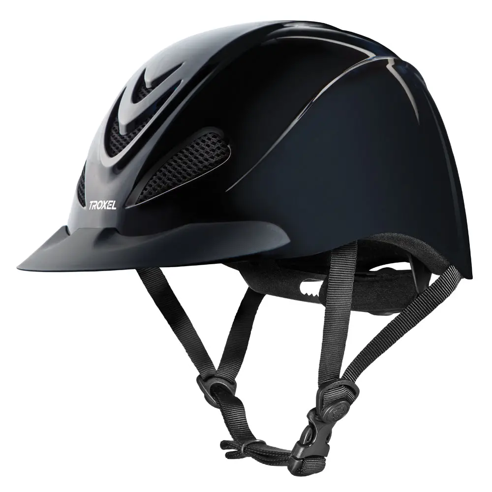 Troxel Low Profile Schooling All Purpose Riding Helmet Liberty Black 1