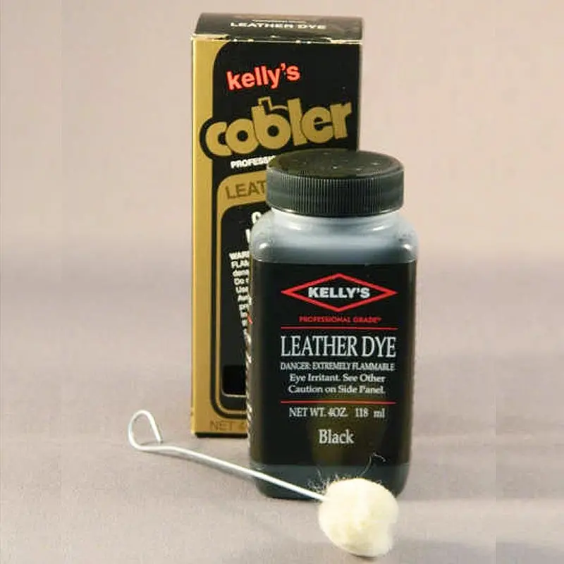 Kelly's Cobbler Professional Grade  Leather Dye Tan 4 Ounce 1