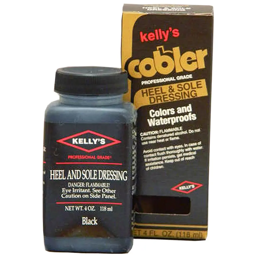 4 Oz.Fiebing Kelly Cobbler Waterprrof Leather Heel Sole Dressing 1
