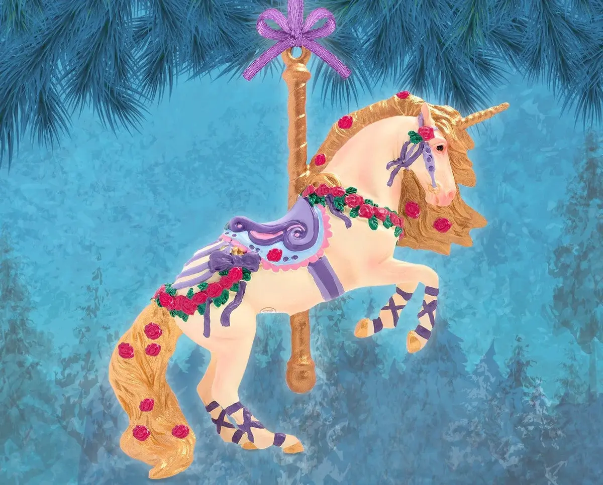 Breyer Rosalie Carousel Horse Ornament 1