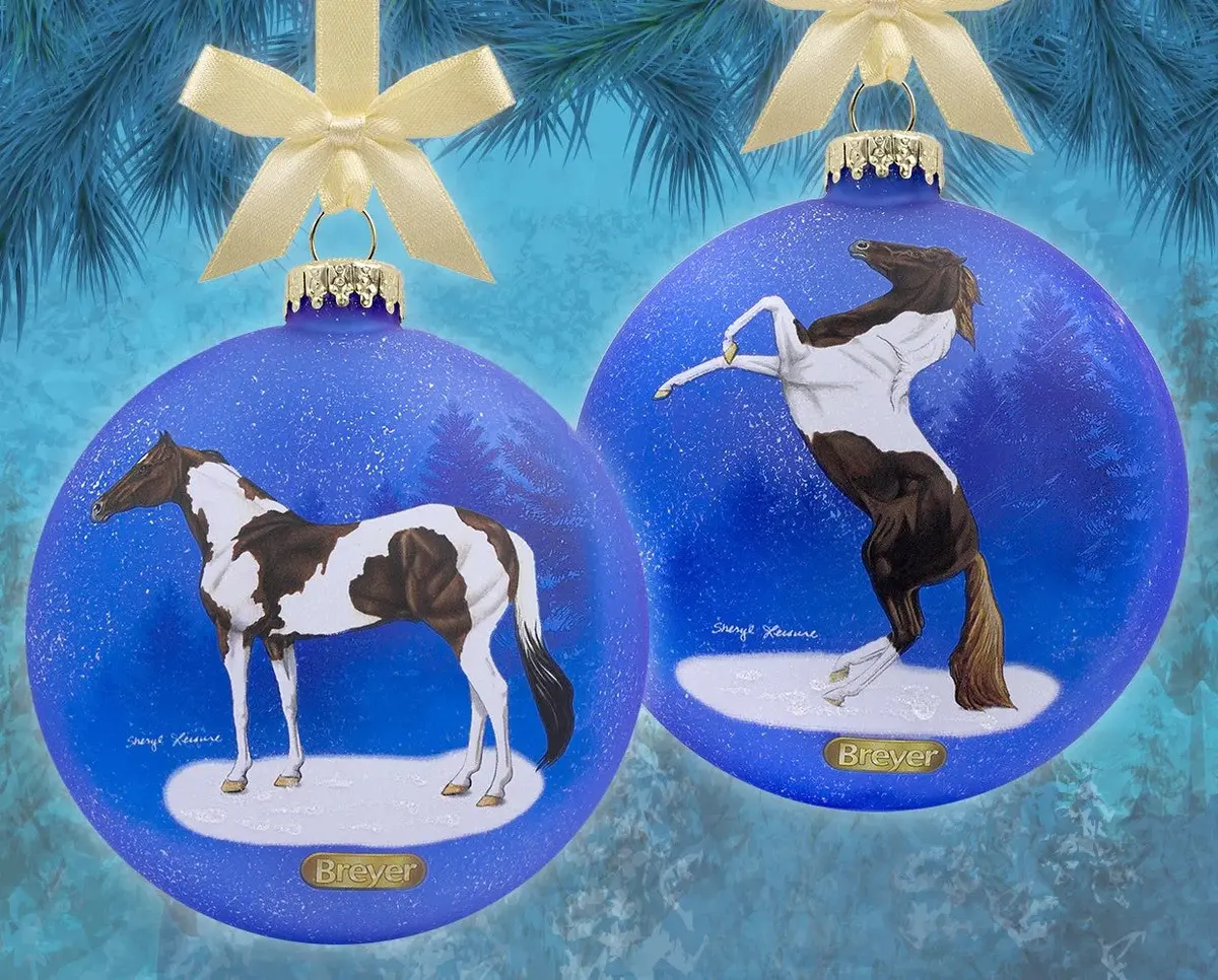 Breyer Artist Signature Ornament- Pintos 1