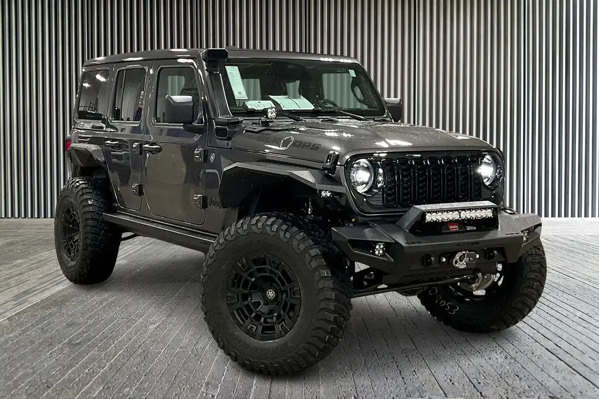 2026 Jeep Wrangler Unlimited 4X4 Black Ops Premium Lifted Truck 1