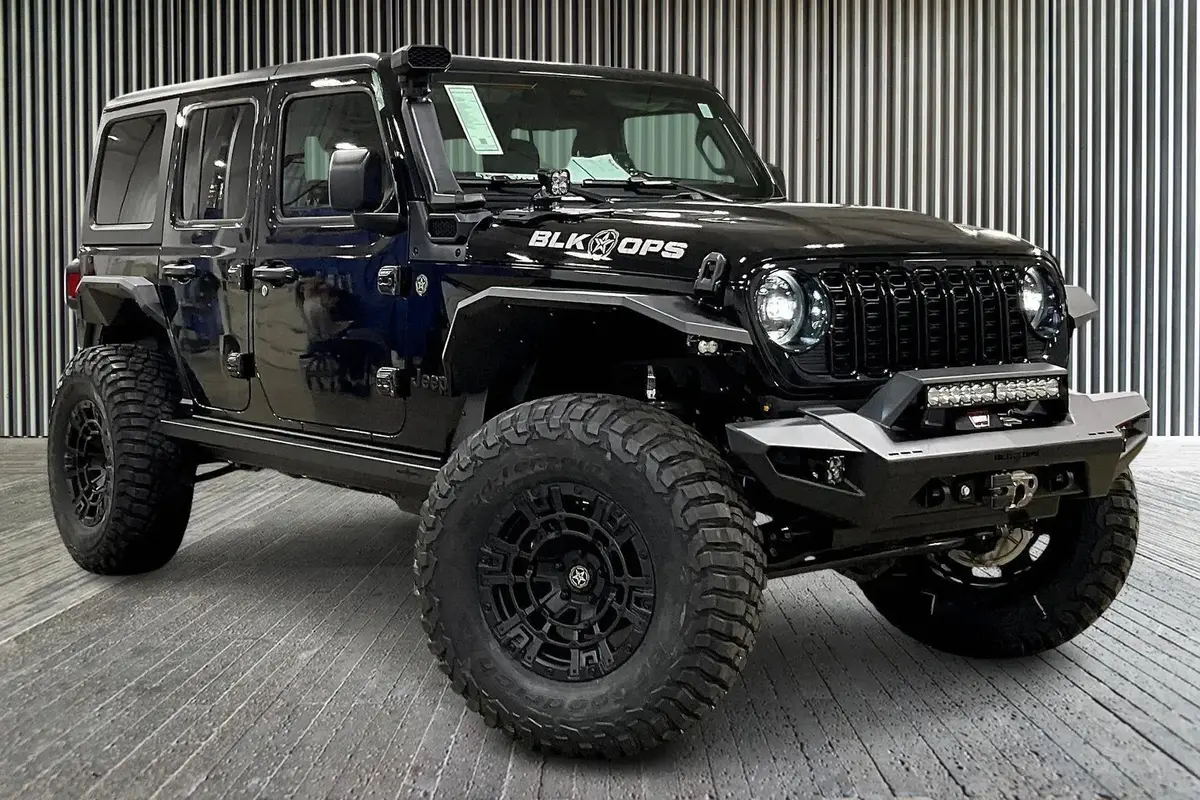 2026 Jeep Wrangler Unlimited 4X4 Black Ops Premium Lifted Truck 1