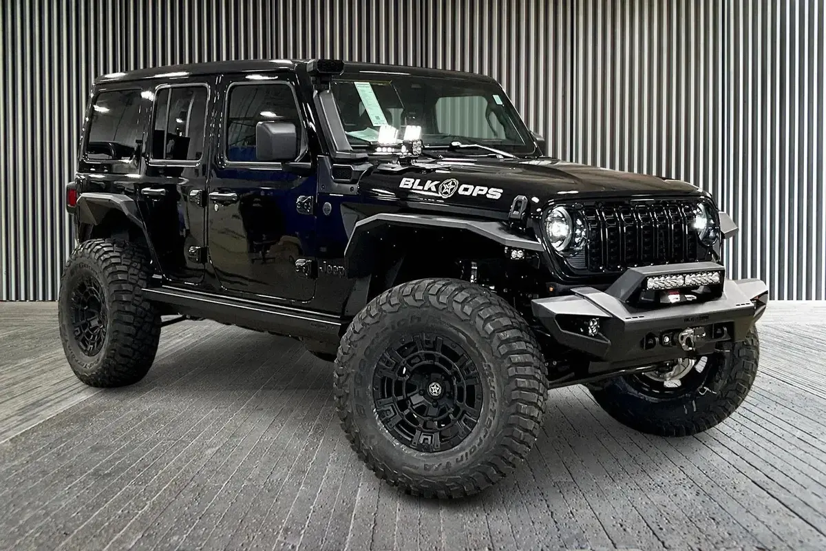 2026 Jeep Wrangler Unlimited 4X4 Black Ops Premium Lifted Truck 1