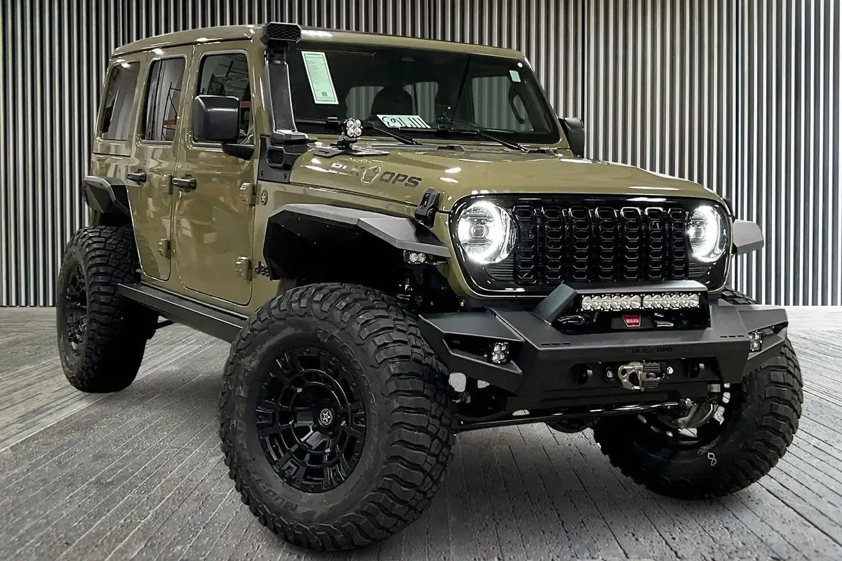 2026 Jeep Wrangler Unlimited 4X4 Black Ops Premium Lifted Truck 1