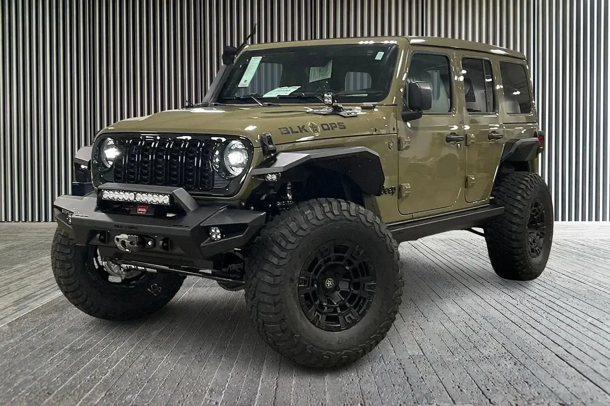2026 Jeep Wrangler Unlimited 4X4 Black Ops Premium Lifted Truck 1