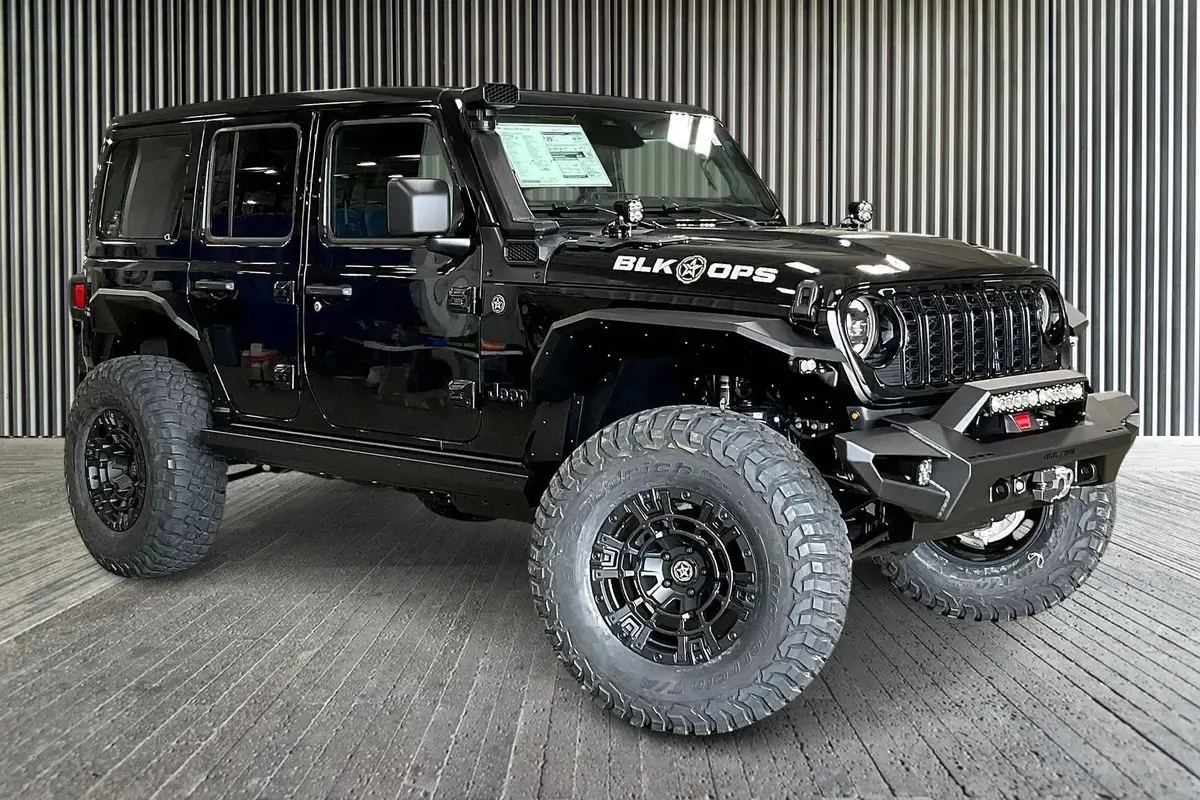 2026 Jeep Wrangler Unlimited 4X4 Black Ops Premium Lifted Truck 1