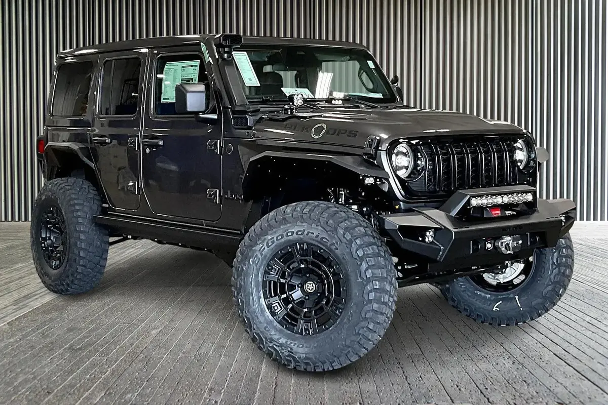 2026 Jeep Wrangler Unlimited 4X4 Black Ops Premium Lifted Truck 1