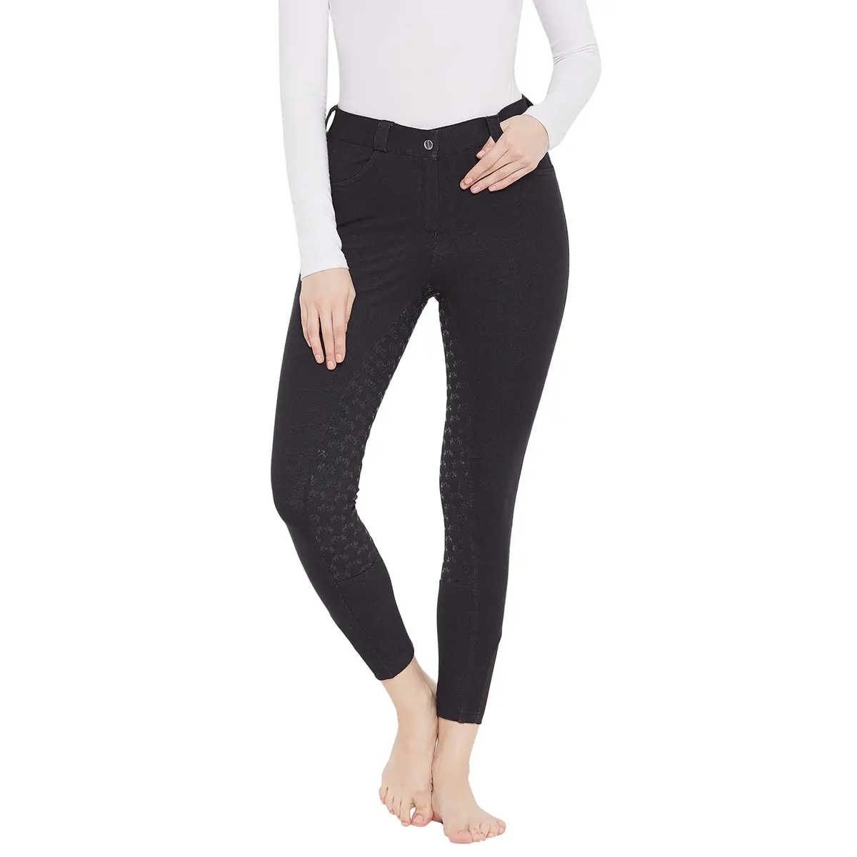 Equine Couture Heather Silicone Full Seat Breech 6