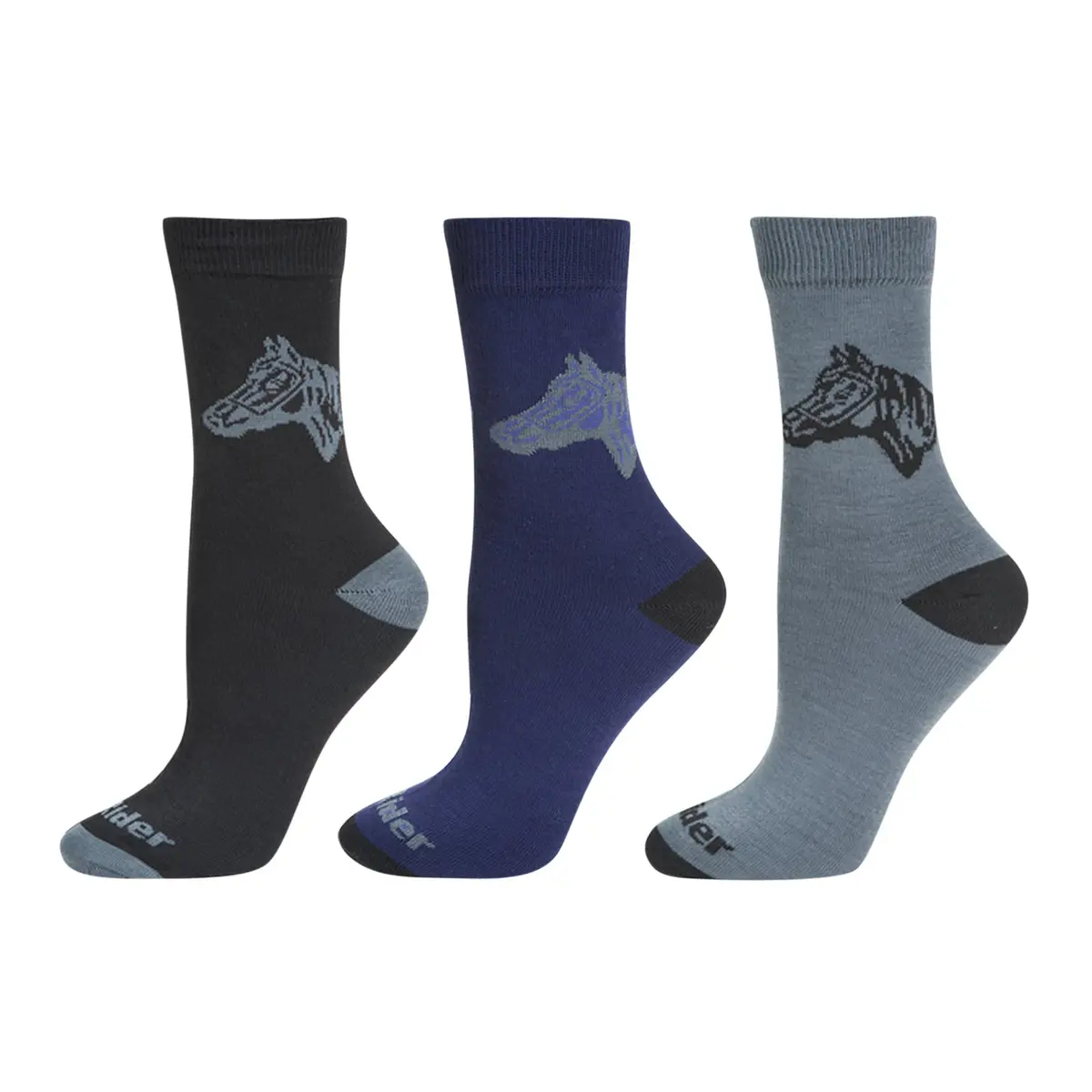 Tuffrider Ladies Starter Socks 3 Pack 1