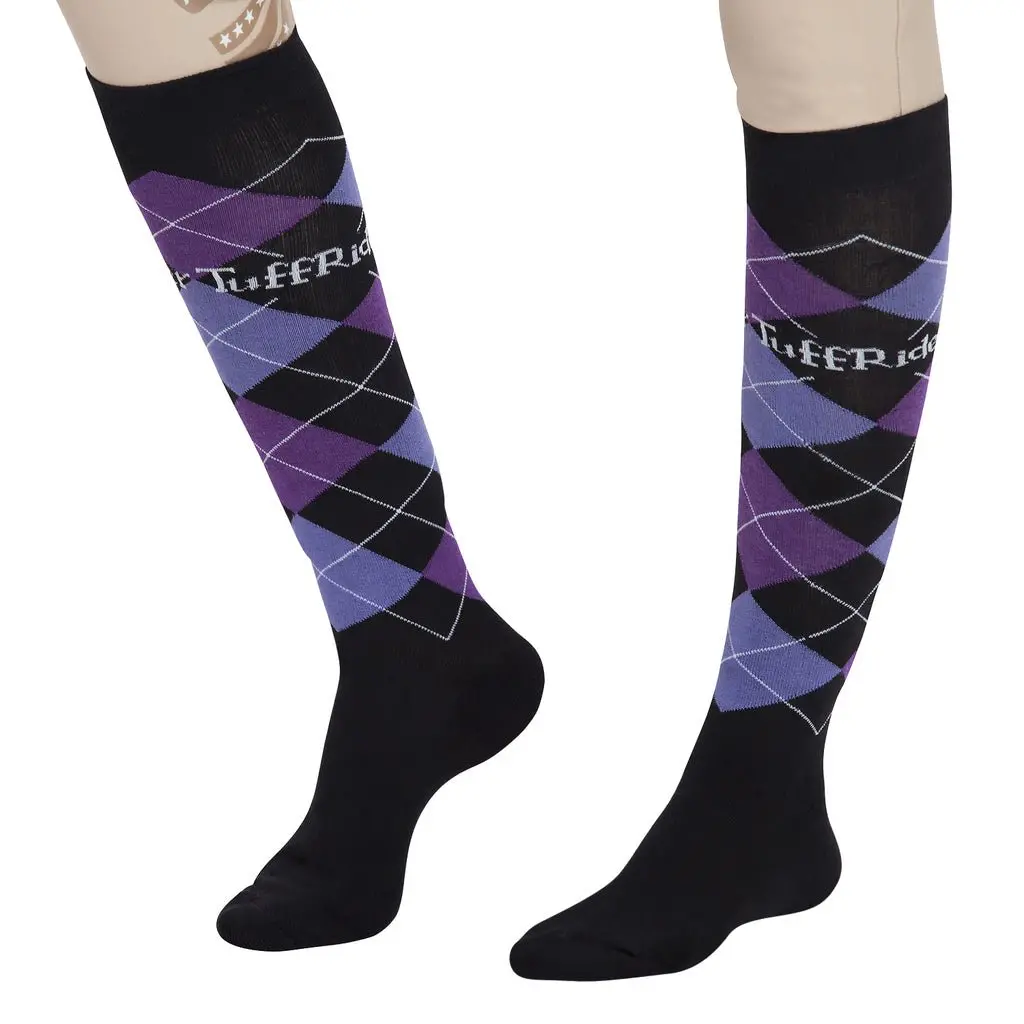 Tuffrider Argyle Knee Hi Socks 6