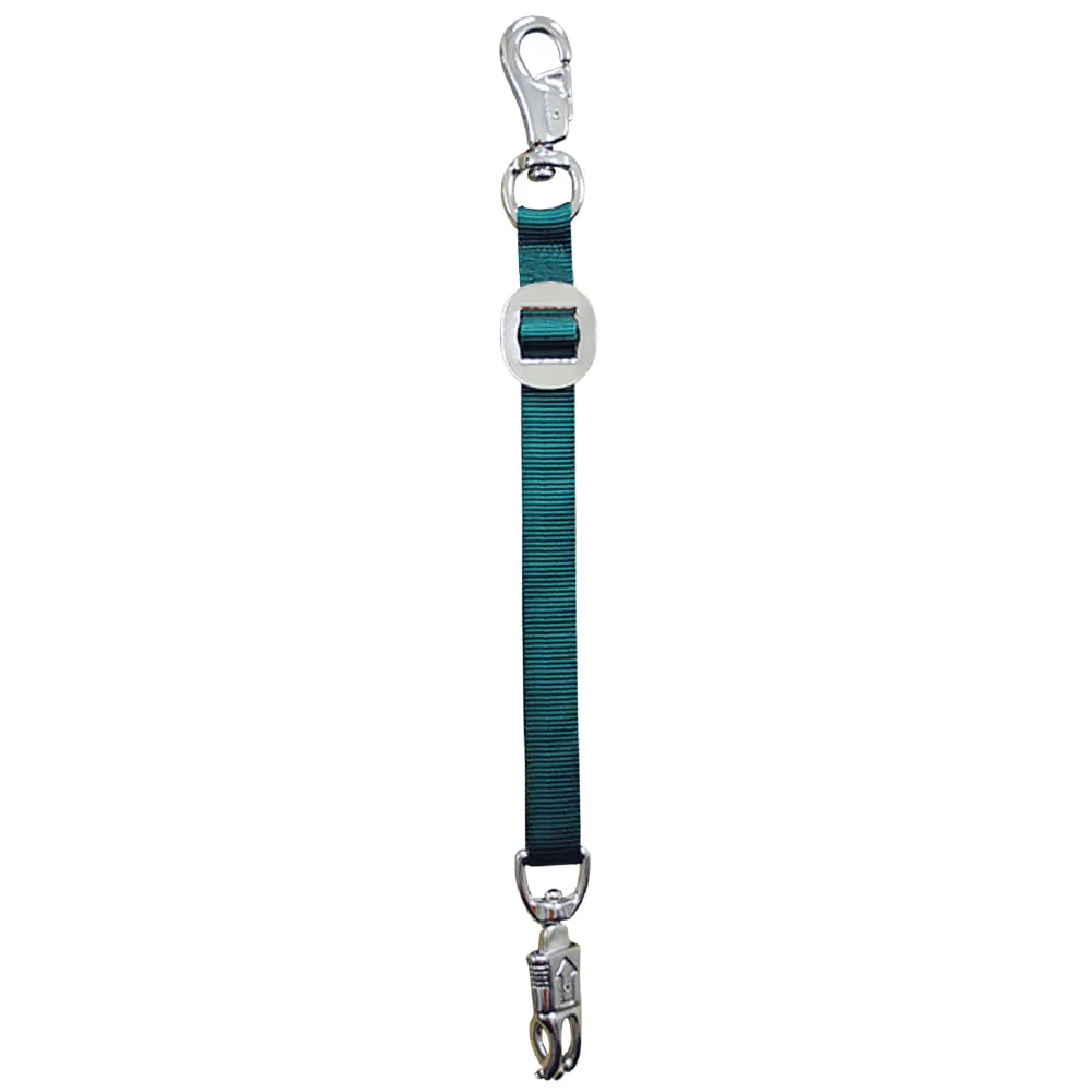 Weaver Hunter Green Nylon Tack Horse Trailer Tie Nickel Plated Hardware 1
