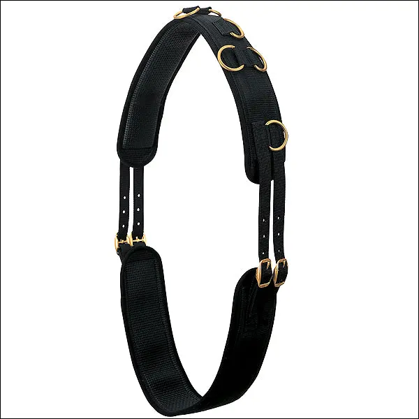 Weaver Leather Neoprene 10 Rings Surcingle Horse Tack Black 1