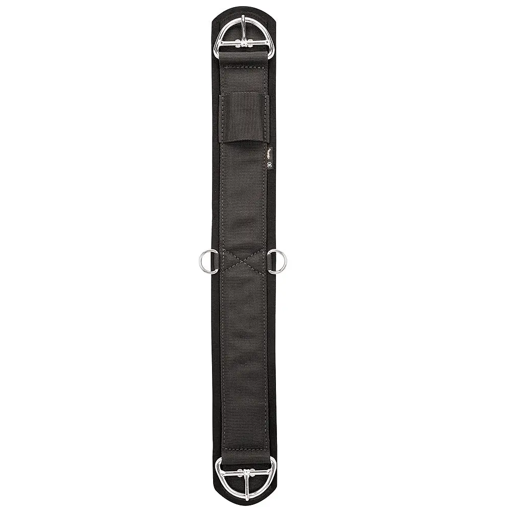 32 Inch Black Weaver Leather Horse Tack Felt Lined Deluxe Super Cinch Girth 1