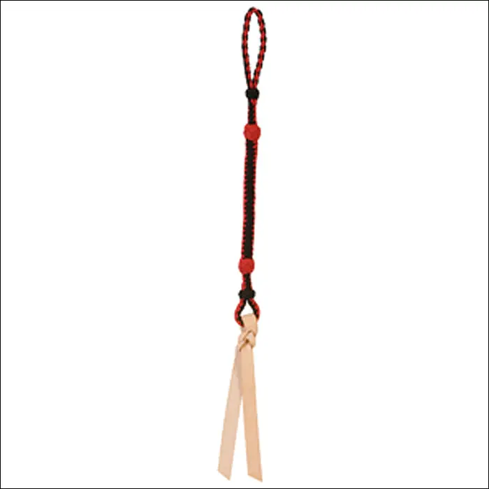 Red Black 29 Inch Weaver Western Riding Quirt W/ Wrist Loop Leather Popper Horse 1