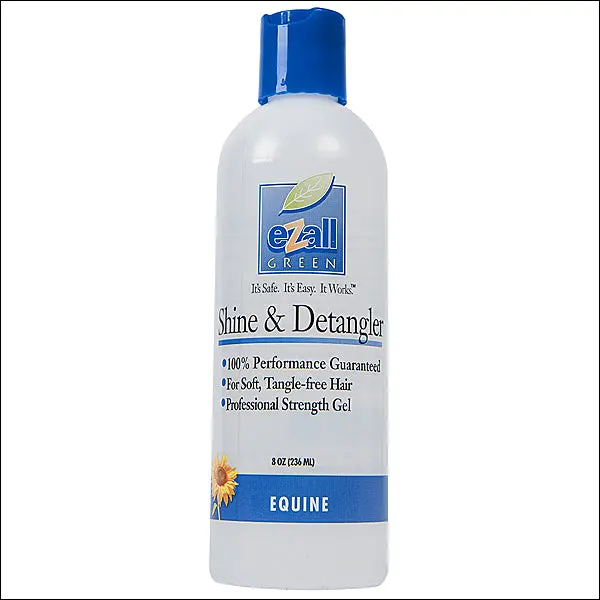 Wl-69-4050 Weaver Ezall Shine Detangler Horse Hair Care Conditioner Shampoo 8 Oz 2