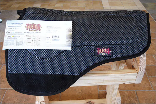 Tucker Dropped Rigging Full Tacky Too Durable Saddle Pad Black 1
