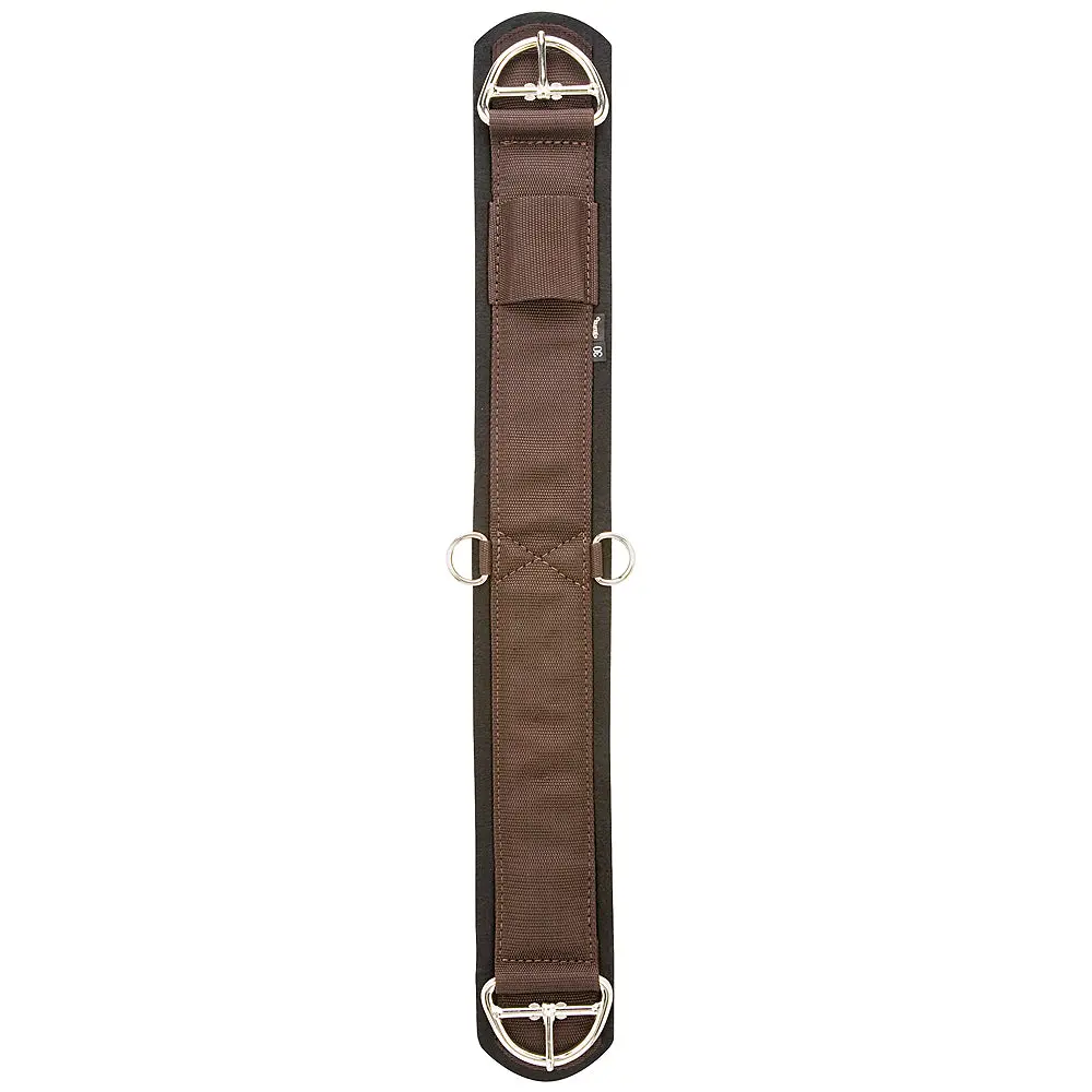 36 Inch Brown Weaver Leather Horse Tack Felt Lined Deluxe Super Cinch Girth 1