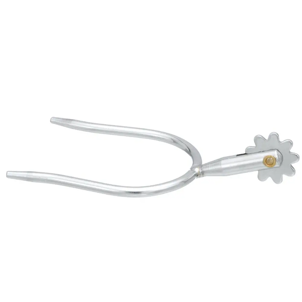 Kelly Silver Star Chrome Plated Childs Slip On Spurs 1