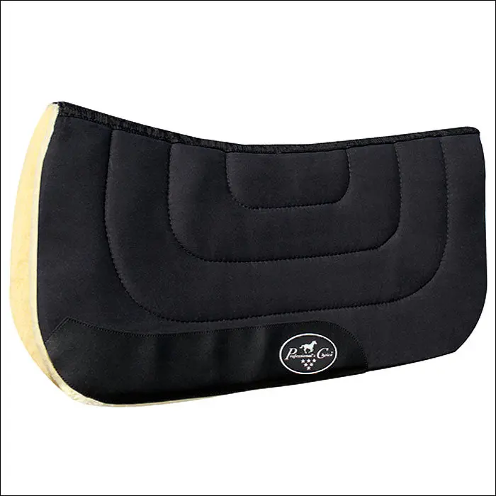 31X32 Professional Choice Horse Saddle Pad 600D Contoured Leather Tan 1