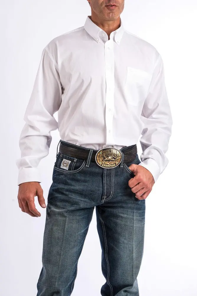 Cinch Men's Solid Button Down Western Shirt 1