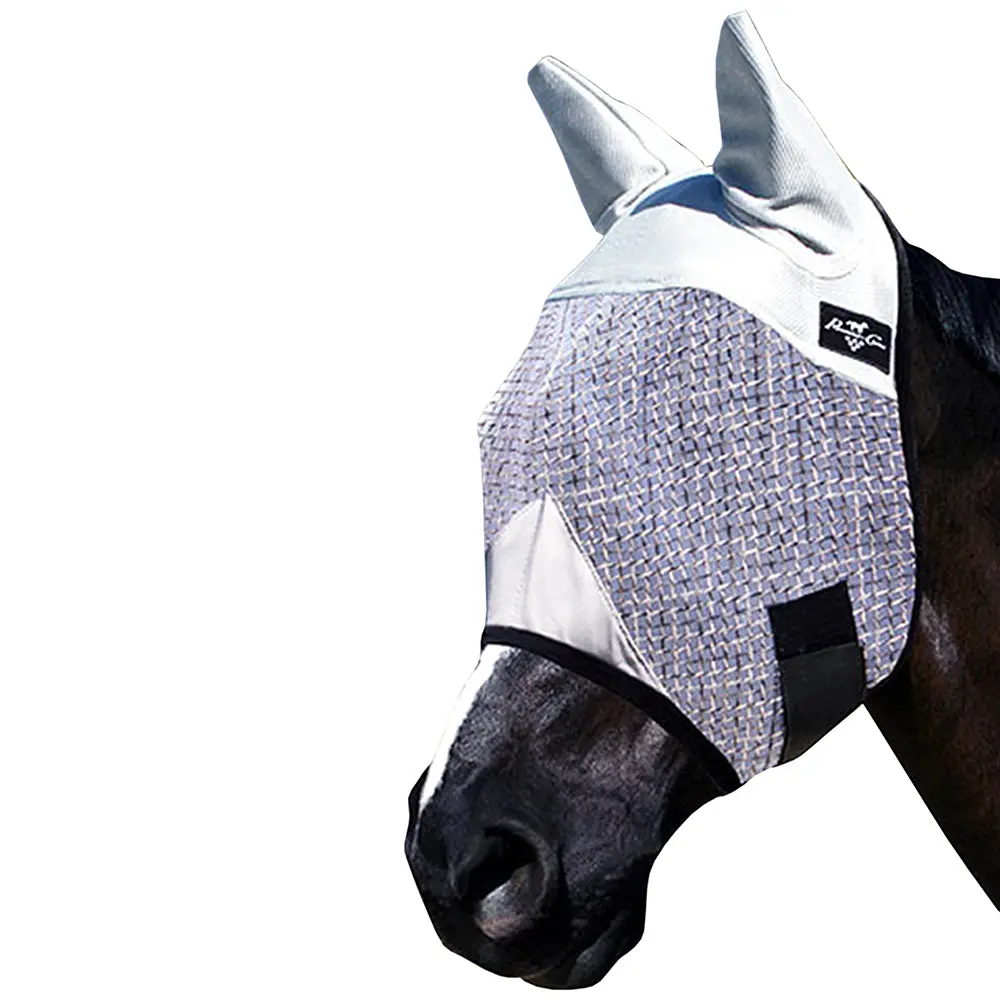 Professionals Choice Western Horse Average Fly Mask With Double Ears 1