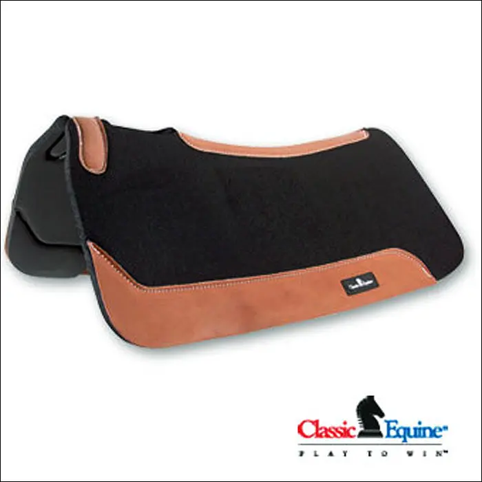 3/4" Classic Equine Contourpedic Felt Horse Saddle Pad 31X32 1