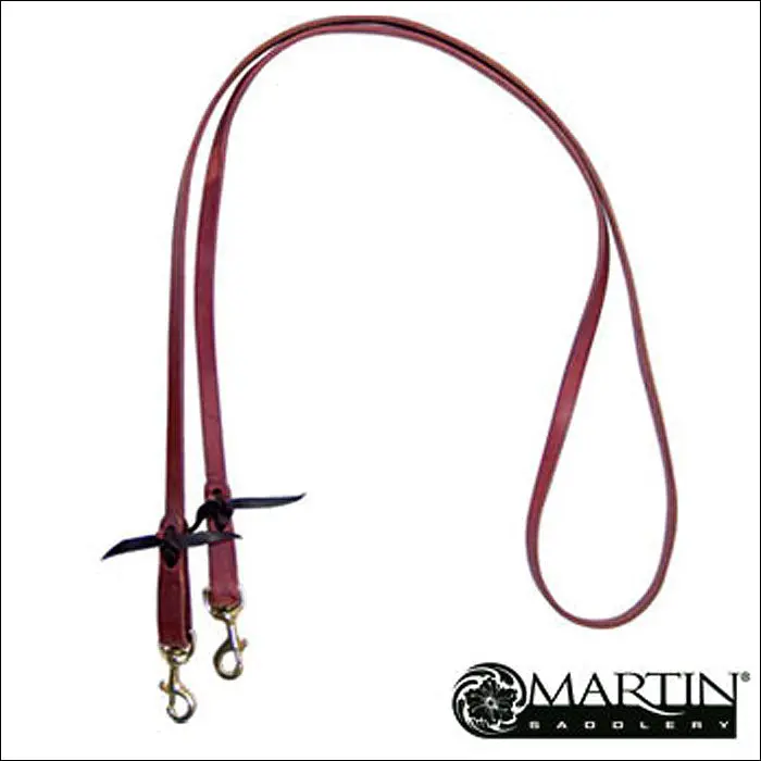 5/8 Inch Classic Equine Horse Leather Harness Split Rein 1