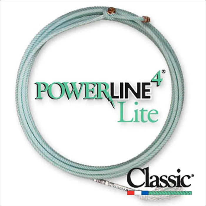 3/8In X 30Ft Classic Equine Extra Soft Western Tack Horse Powerline4 Lite Rope 1