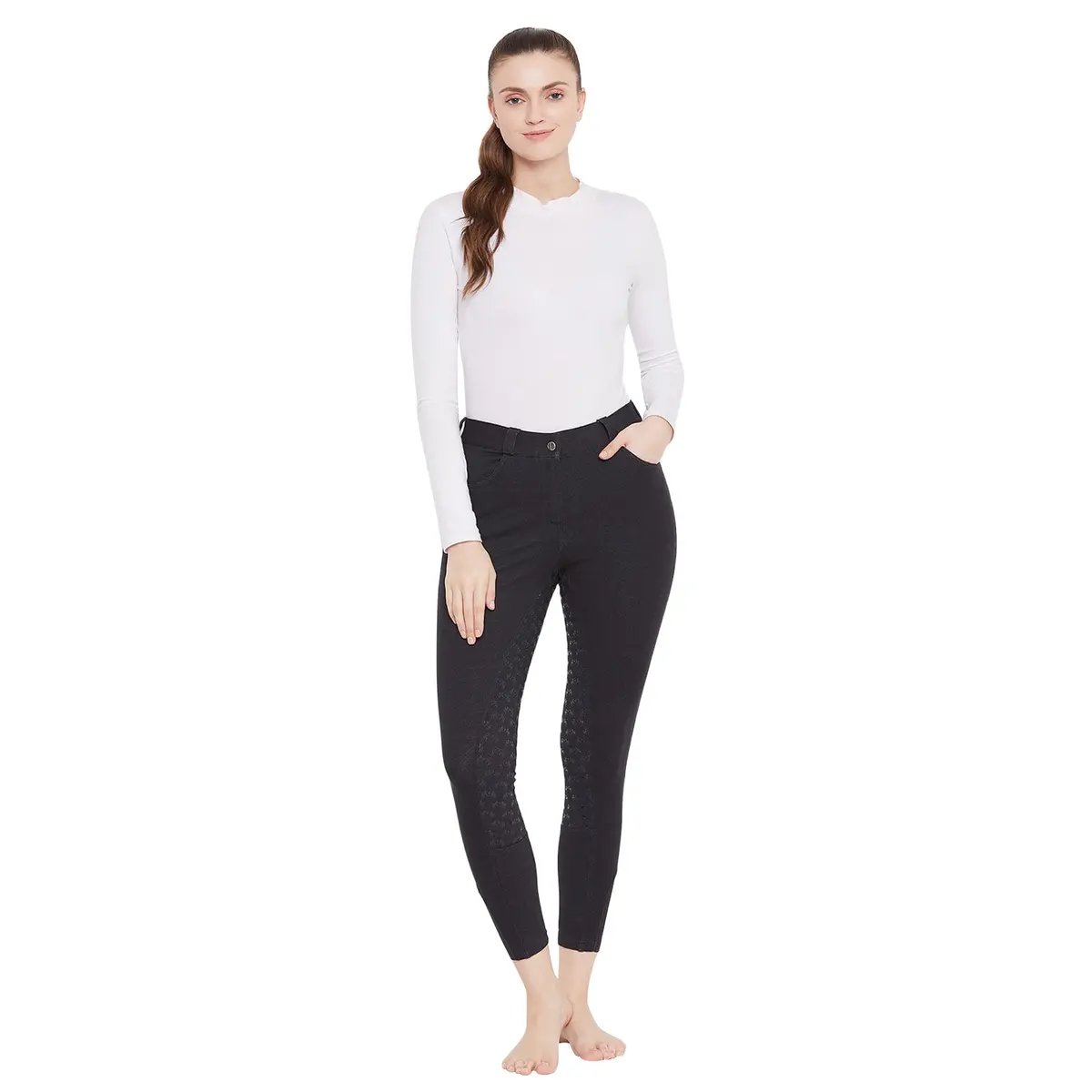 Equine Couture Heather Silicone Full Seat Breech 9