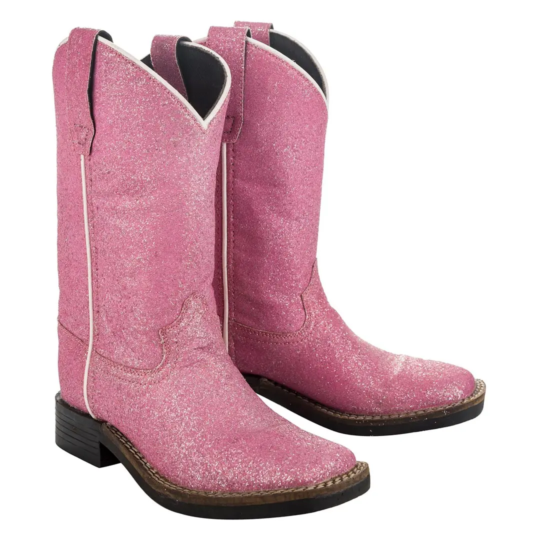 Tuffrider Children's Pink Glitter Western Boot 1