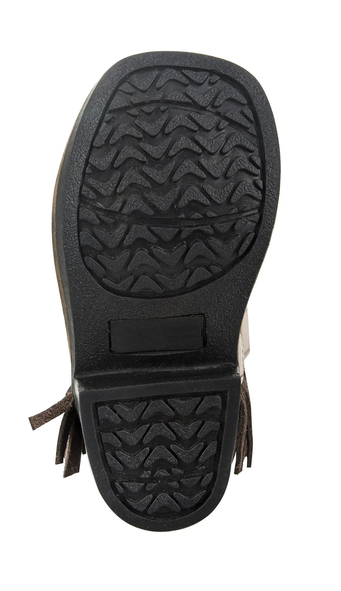 Tuffrider Children's Tan Fringe Bootie 5