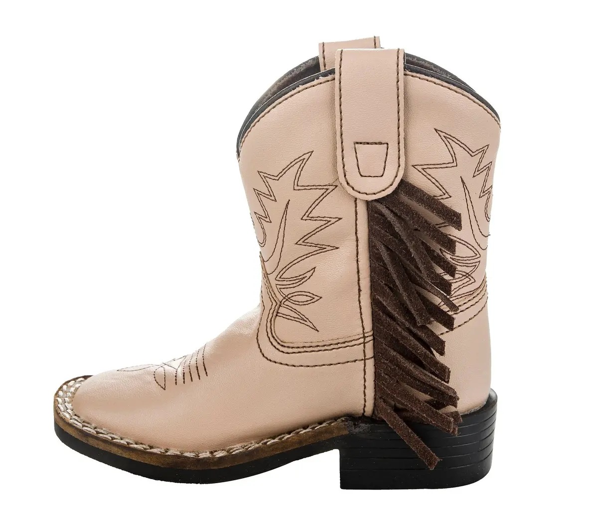 Tuffrider Children's Tan Fringe Bootie 2