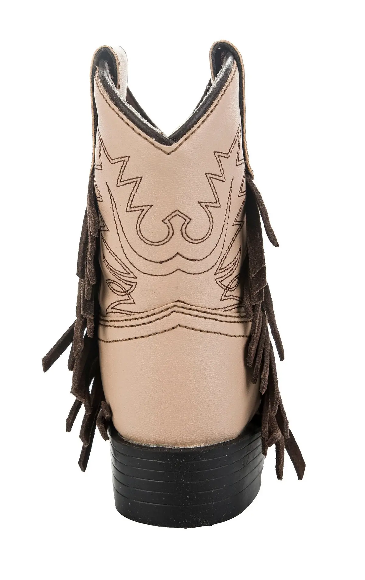 Tuffrider Children's Tan Fringe Bootie 3