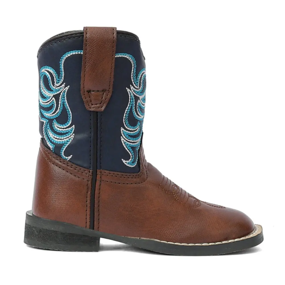 Tuffrider Toddler Zion Square Toe Western Boot 1