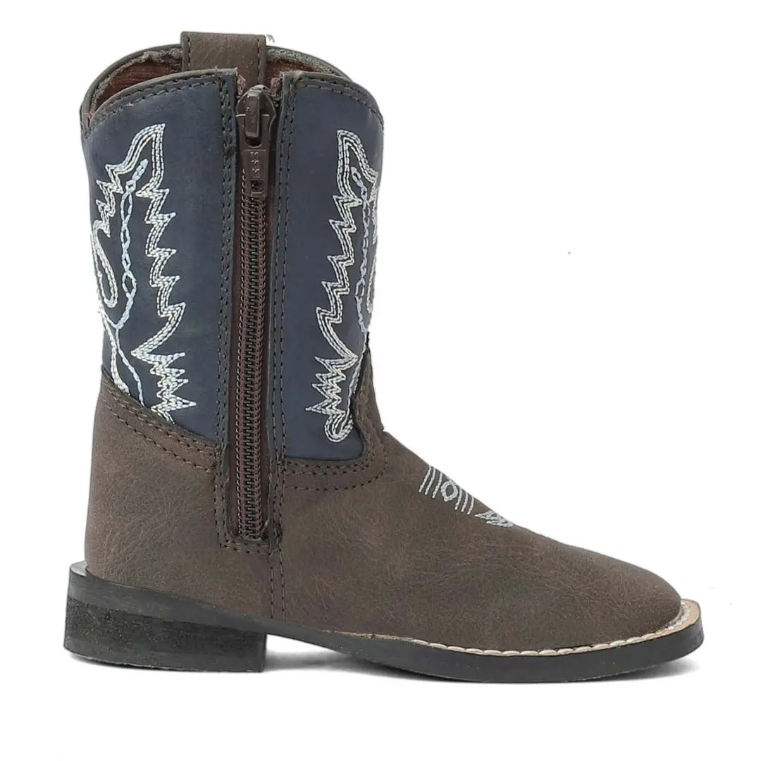 Tuffrider Toddler Acadia Square Toe Western Boot 1