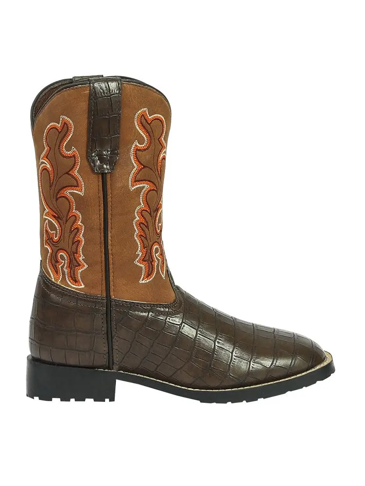 Tuffrider Children's Grand Teton Square Toe Western Boot 3