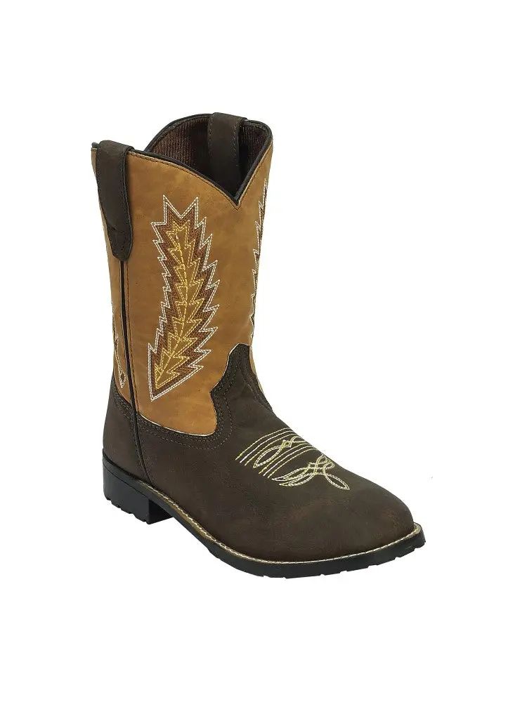 Tuffrider Children's Biscayne Square Toe Western Boot 2